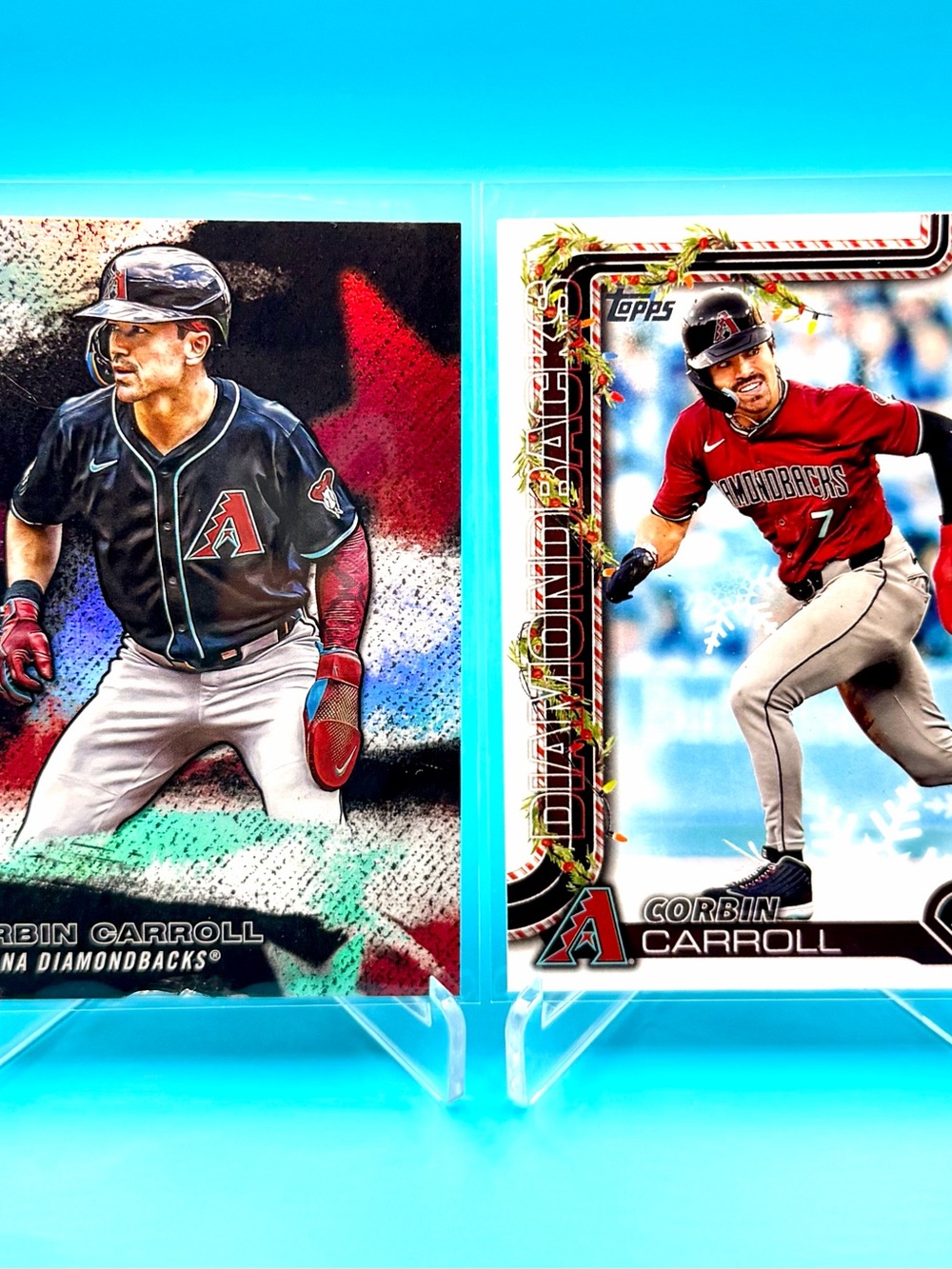 🔥Corbin Carroll Lot! 🔥Stars Of MLB Refractor + Topps Holiday! 🤩